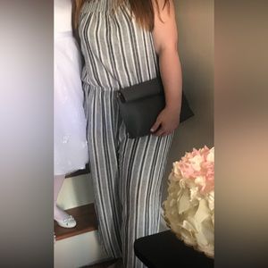 Striped jumpsuit
